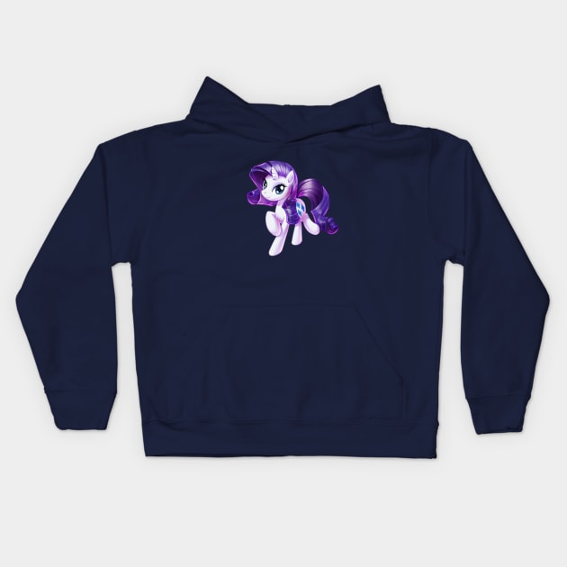 Rarity Kids Hoodie by ShinePaw